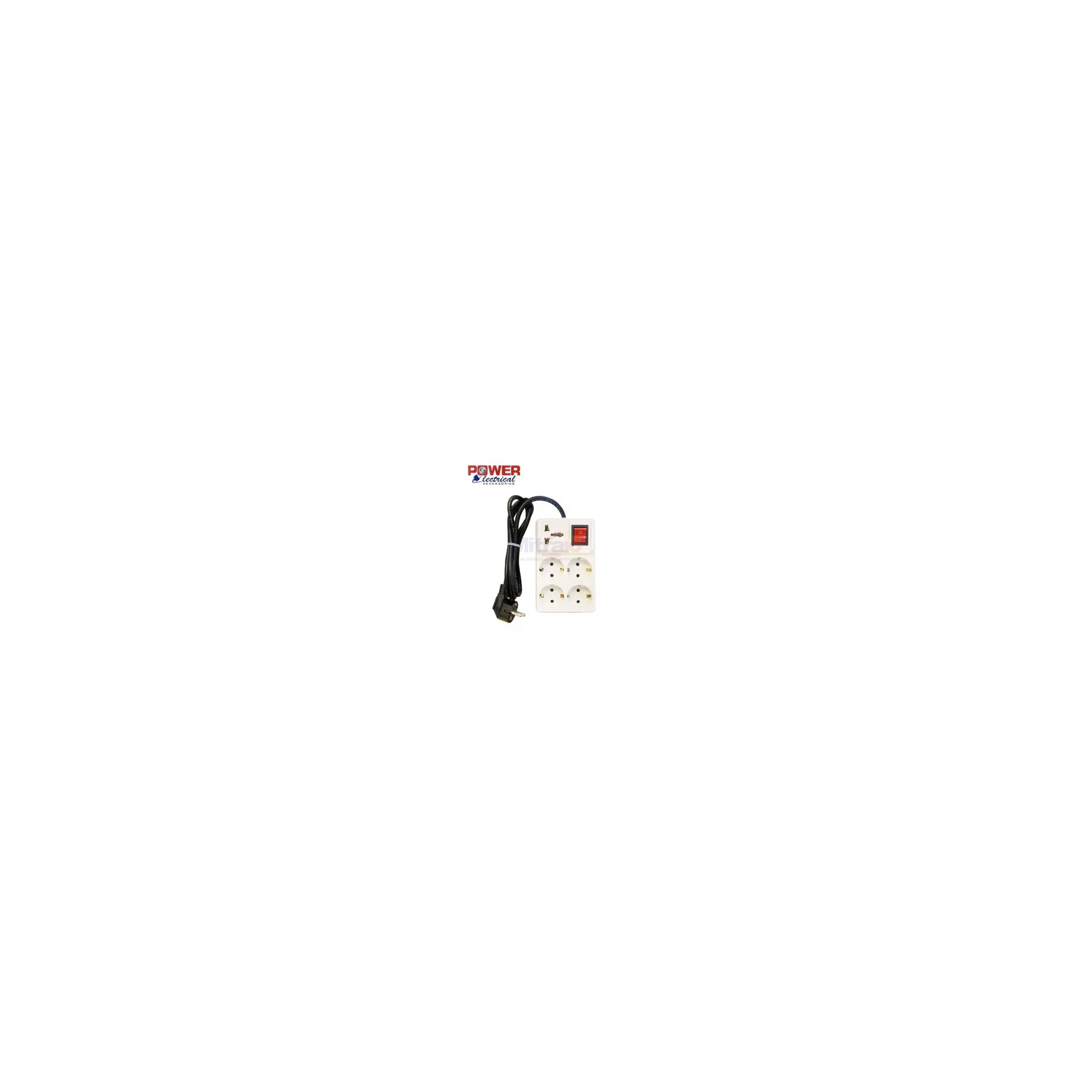 Power Stop Kontak + Kabel 137310-00 1.5 m Putih visual 2