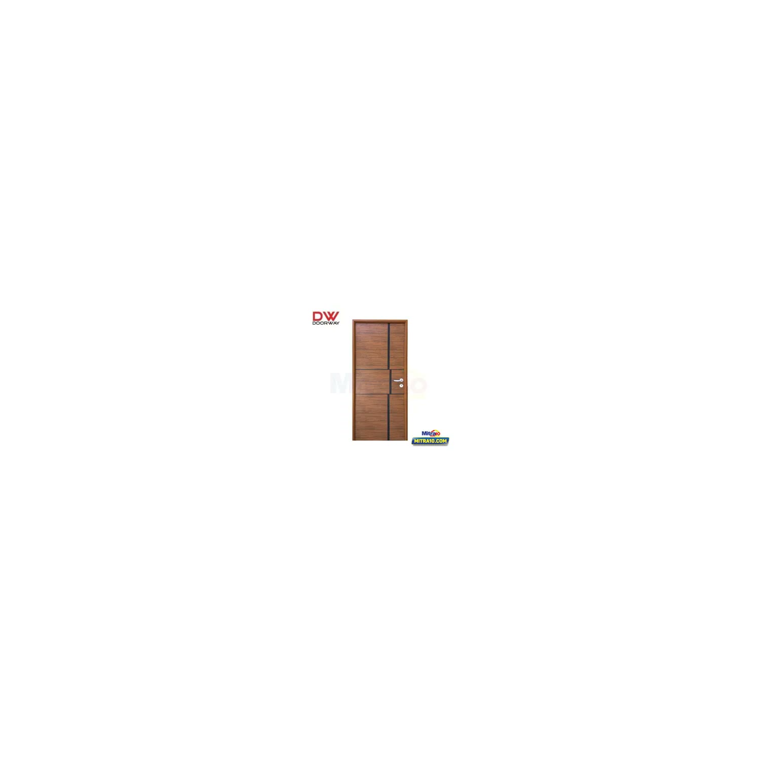 Doorway Pintu Alumunium Bukaan Kanan 80 × 200 cm JWD1 cm Urat Kayu visual 2