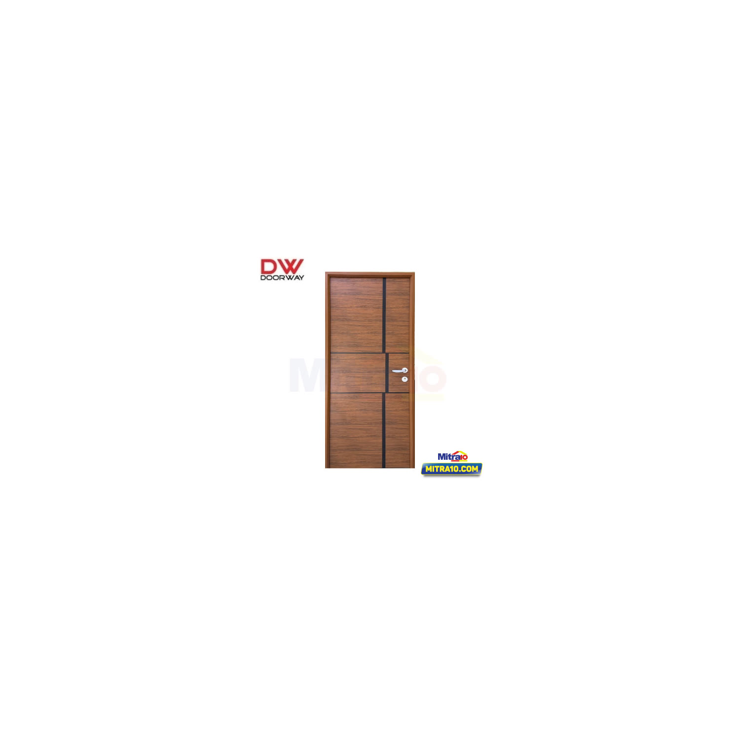 Doorway Pintu Alumunium Bukaan Kanan 90 × 215 cm JWD1 cm Urat Kayu visual 2