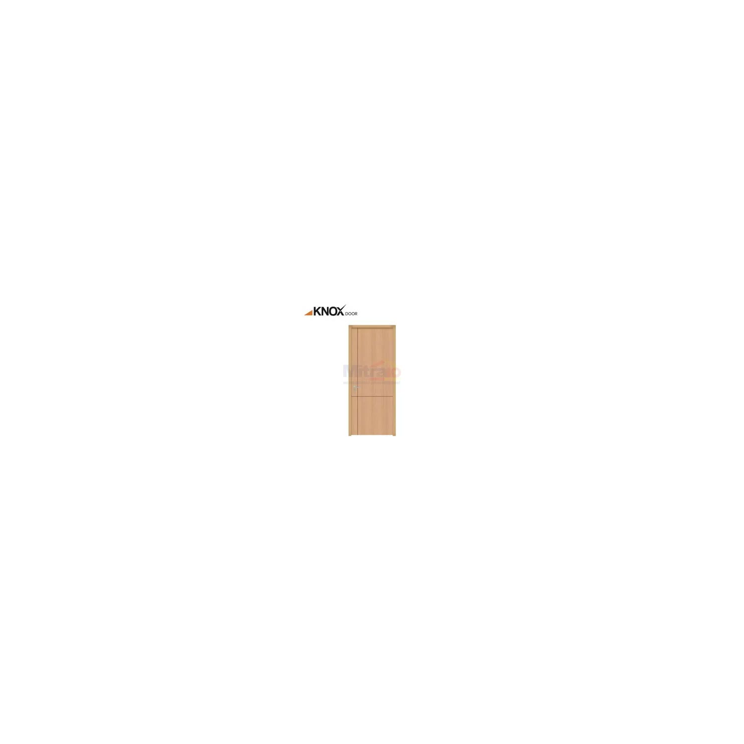 Knox Pintu Interior Bukaan Kanan/kiri Router Oak 82 × 210 cm Coklat Kayu visual 2
