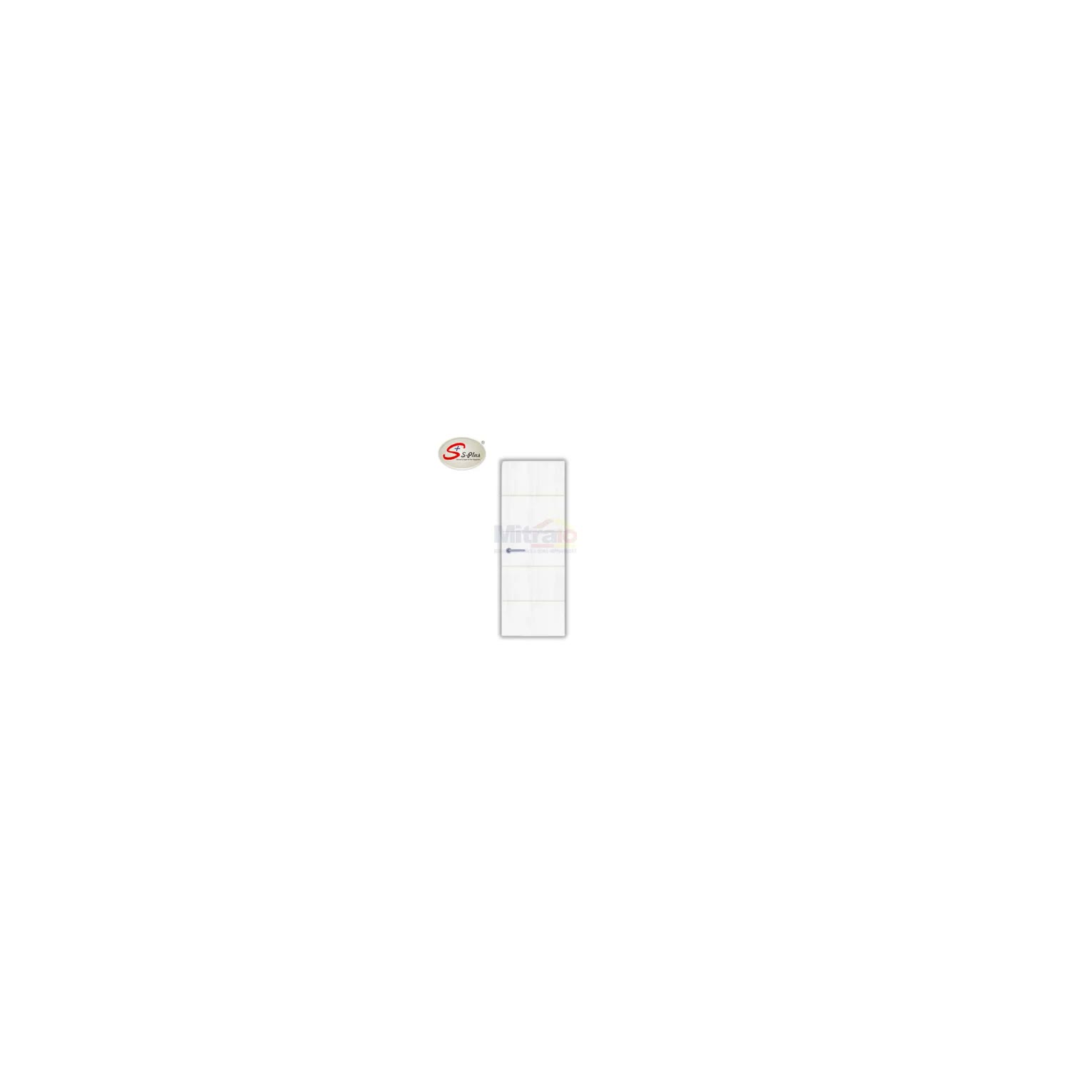 S-Plus Pintu Interior Pvc Deco Bukaan Kanan/Kiri BOARD CLOUD UNO W90 82x210 cm Putih visual 2