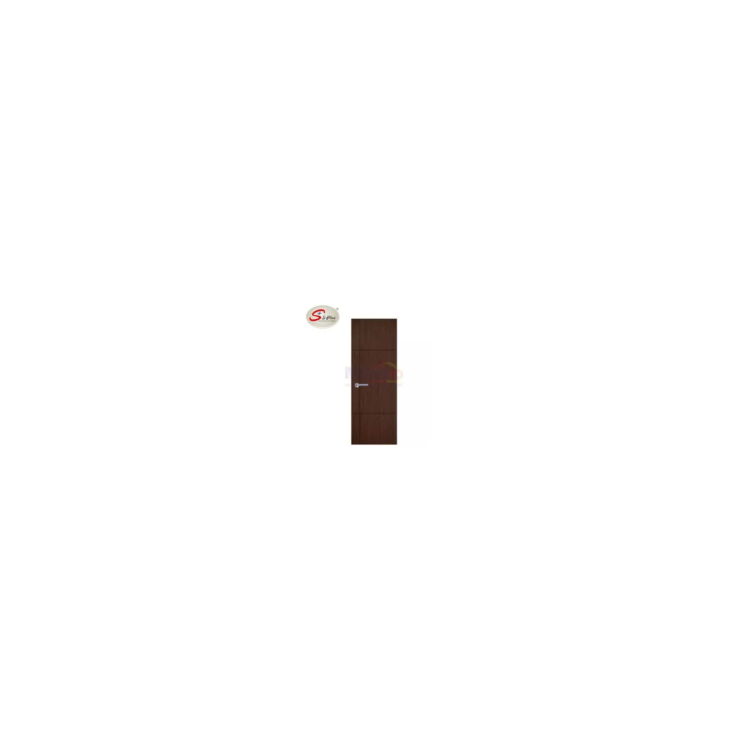 S-plus Pintu Interior Pvc Deco Bukaan Kanan/kiri Shield Uno W10 82 × 210 cm Coklat visual 2