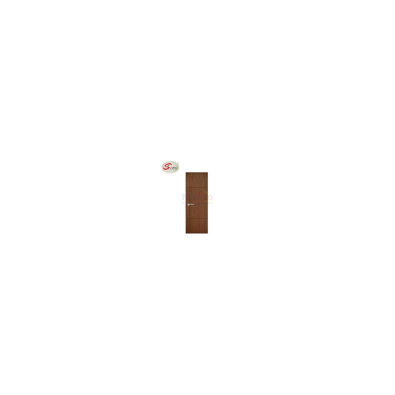 S-plus Pintu Interior Pvc Deco Bukaan Kanan/kiri Shield Uno W25 82 × 210 cm Coklat visual 2