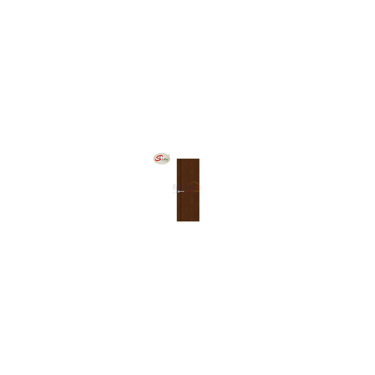 S-plus Pintu Interior Pvc Deco Bukaan Kanan/kiri Stream Uno W10 82 × 210 cm Coklat visual 2