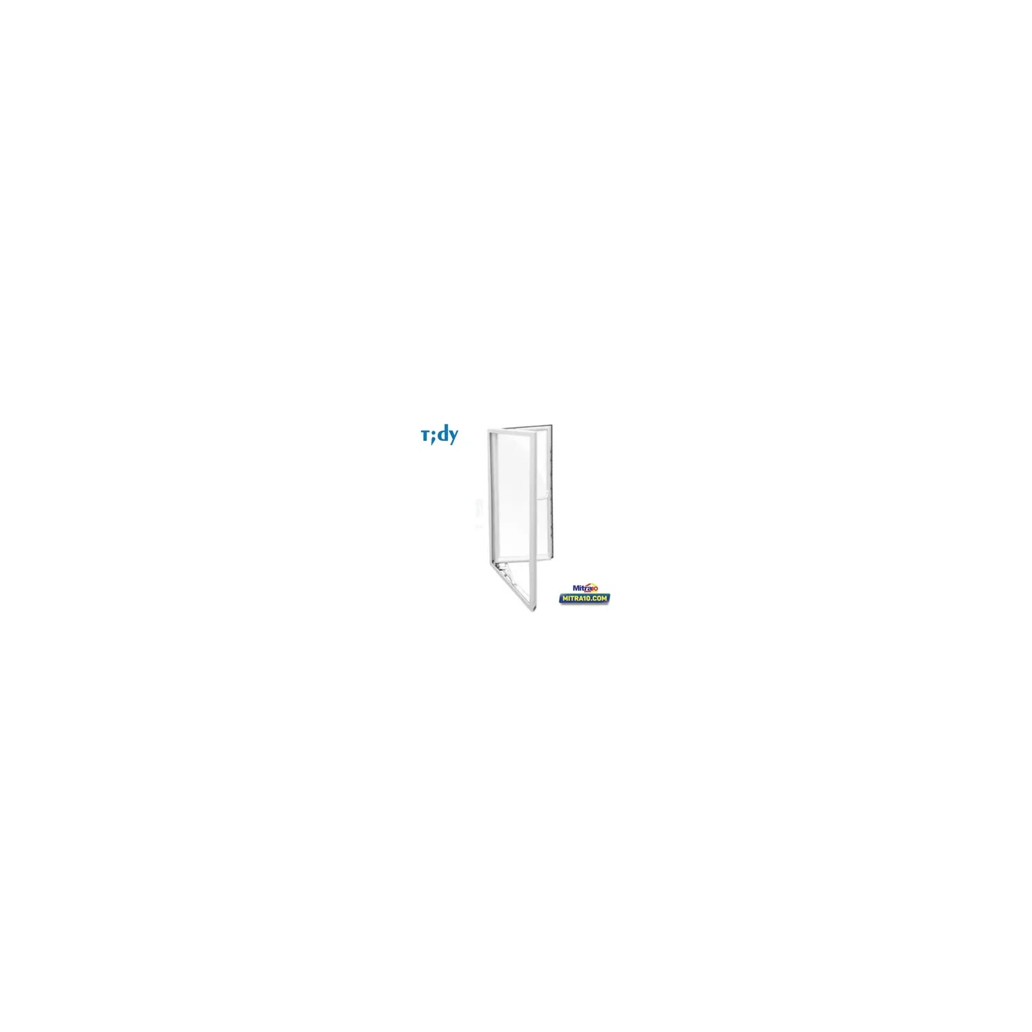 Tidy Jendela Perangin Bukaan Kanan Aluminium W5 60 × 150 cm Putih visual 2