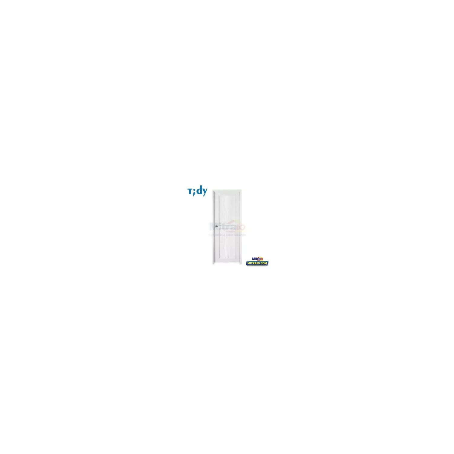 Tidy Pintu Kamar Mandi Pvc + Handle Bukaan Kanan J032 71 × 195 cm Putih visual 2