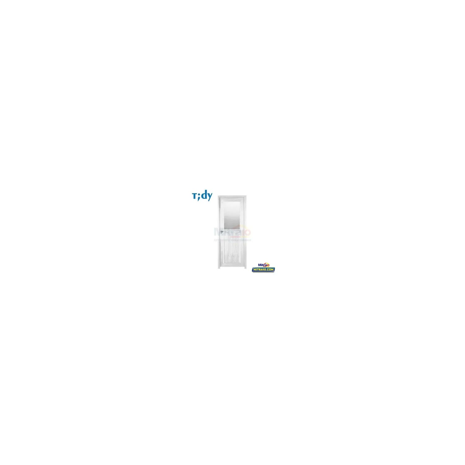 Tidy Pintu Kamar Mandi Pvc + Handle Bukaan Kanan PVC J016 71 × 195 cm Putih visual 2