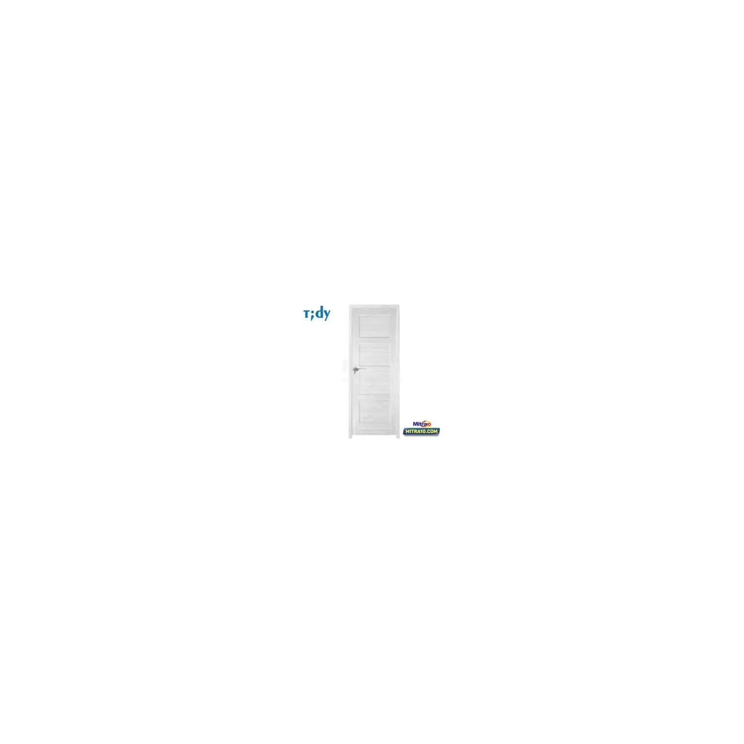 Tidy Pintu Pvc + Handle Bukaan Kanan J041 71 × 195 cm Putih visual 2