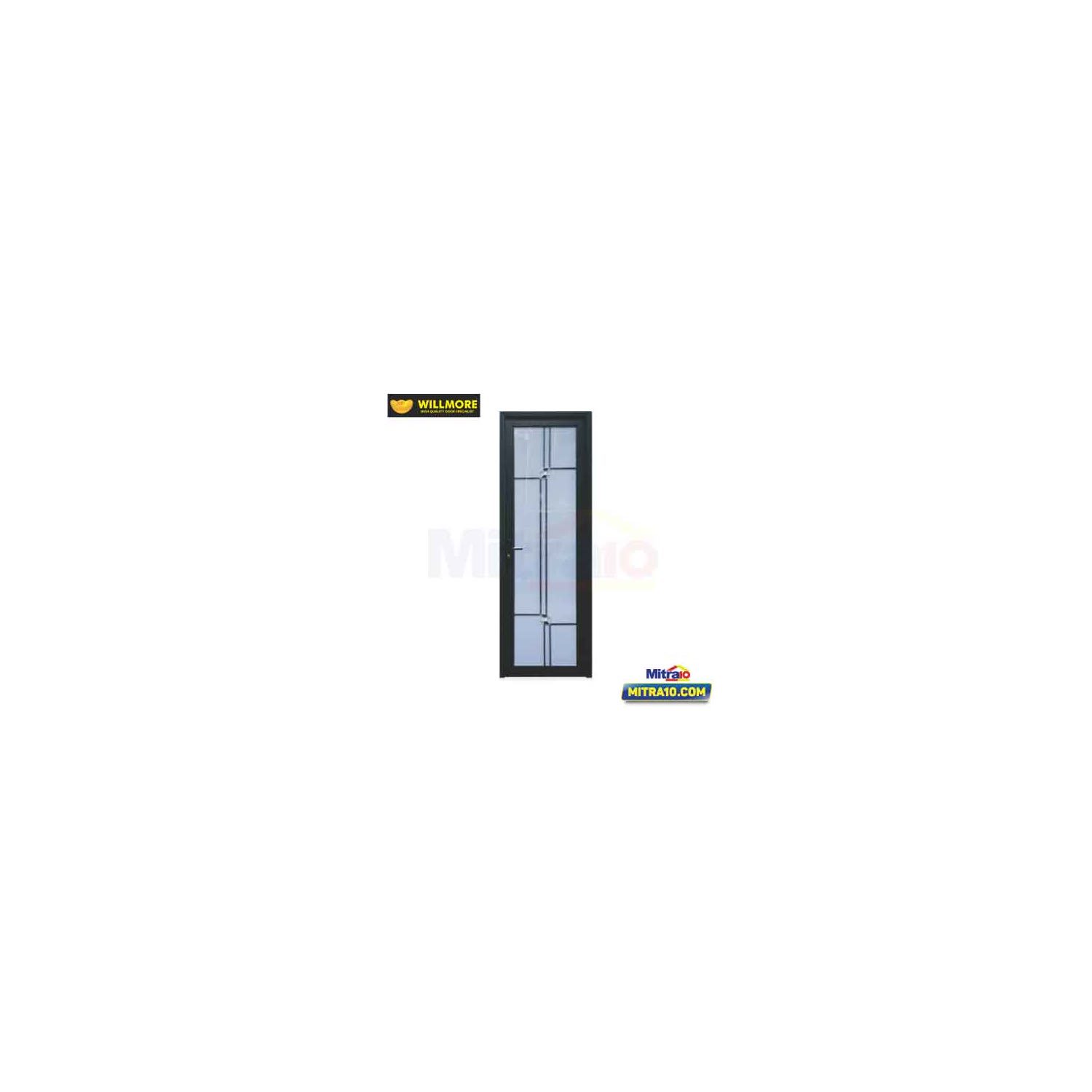 Willmore Pintu Aluminum Bukaan Kanan dengan Handle MX 104 70 × 200 cm visual 2