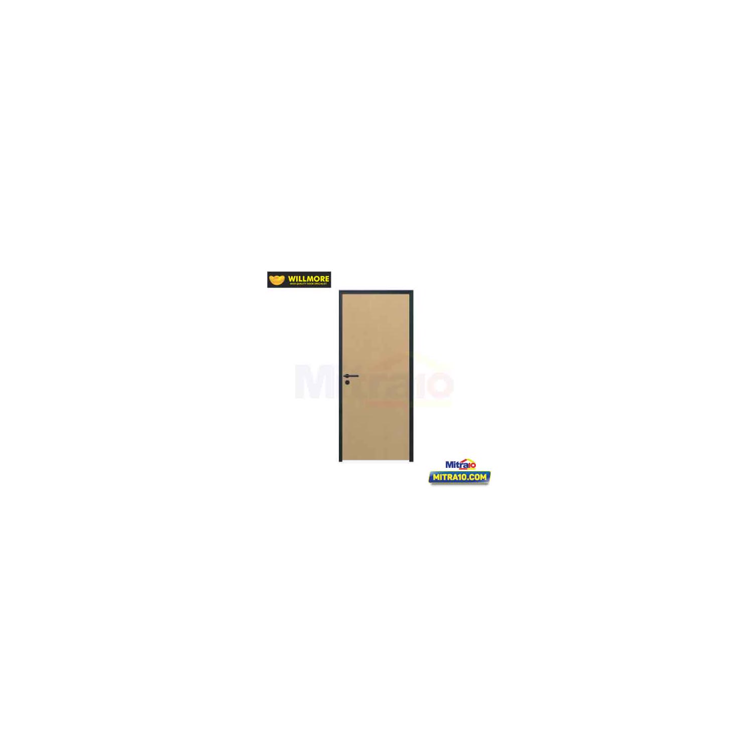 Willmore Pintu Kayu Karbon Luxury Celini Light dengan Handle Bukaan Kanan 88 × 210 cm visual 2
