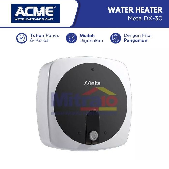 Acme Water Heater Listrik Meta DX-30 30 L Putih visual 2