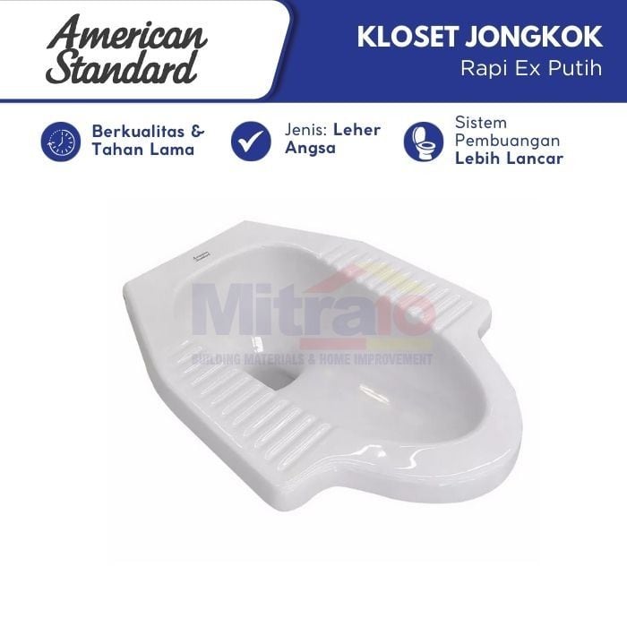 Amstad Kloset Jongkok CWR012N1-1CACT0000 Putih visual 2