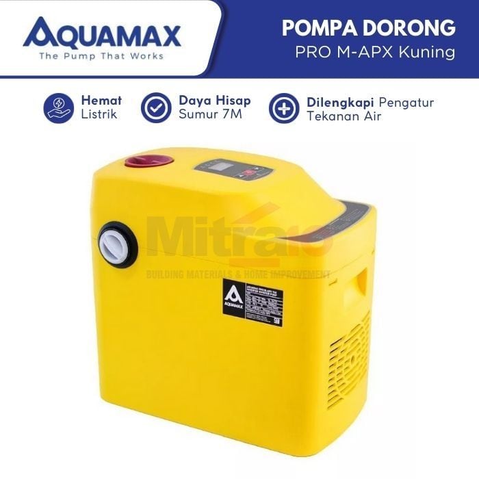 Aquamax Mesin Pompa Dorong Inverter PRO M-APX 750 W Kuning visual 2