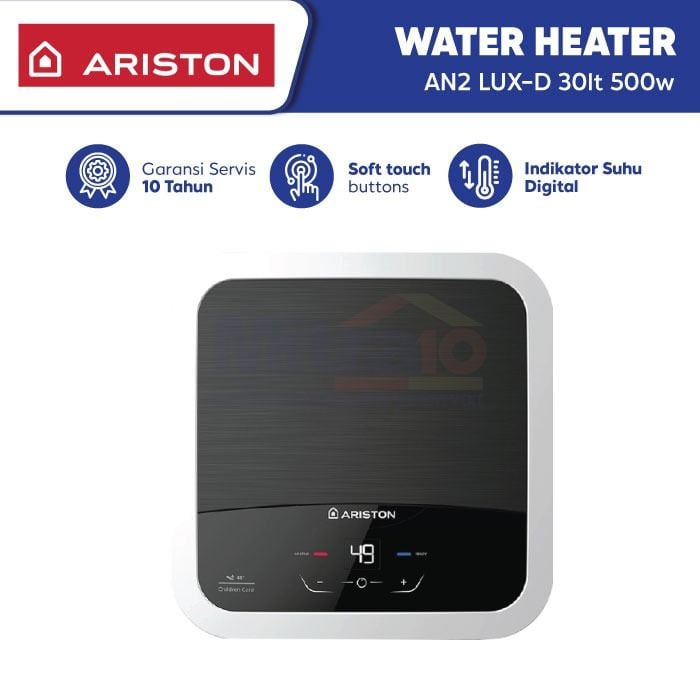 Ariston Water Heater Listrik AN2 LUX-D 30 L visual 2