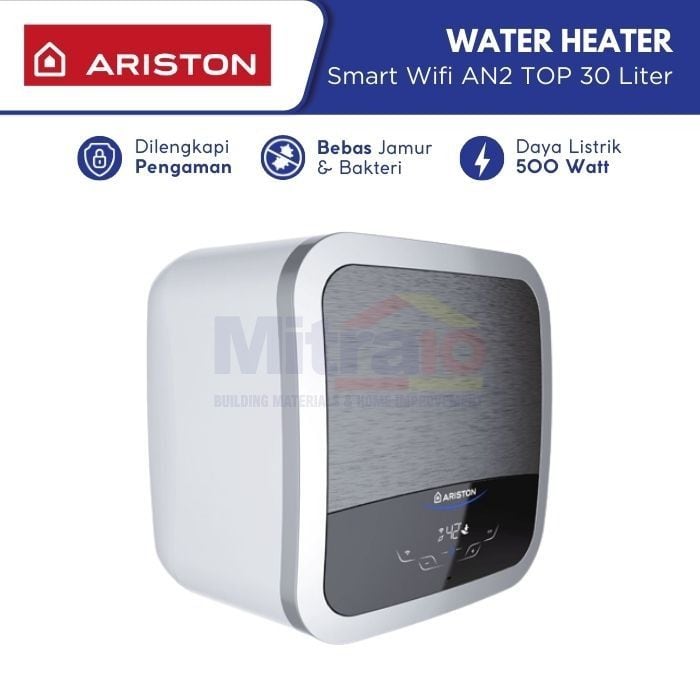 Ariston Water Heater Smart Wifi AN2 Top 30 L visual 2