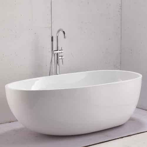 Bathtub AcryLux Standar Ceramax OPALE 1892LR-18 OV White visual 2