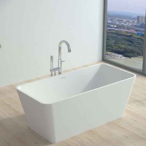 Bathtub Artstone Standar Ceramax YL6052A White163×71×59 visual 2