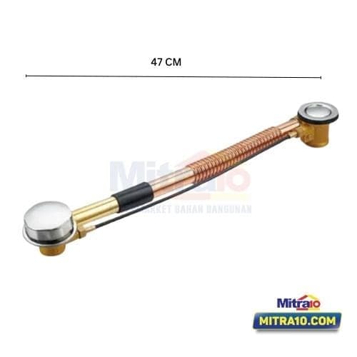 Ceramax Afur Lubang Pembuangan Air Bathtub AF-A1015 Brass visual 2
