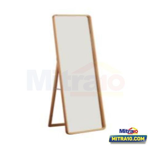 Ceramax Cermin Berdiri Cessena NTRSTD005 150 × 40 cm Coklat visual 2