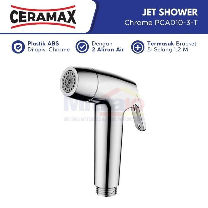 Ceramax Jet Shower Chrome PCA010-3-T 1.2 m visual 2