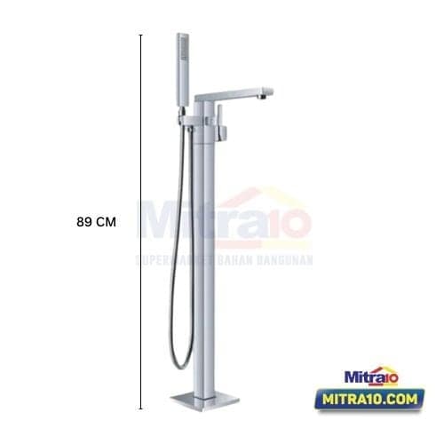 Ceramax Kran Bathtub + Hand Shower DY51001 Chrome visual 2