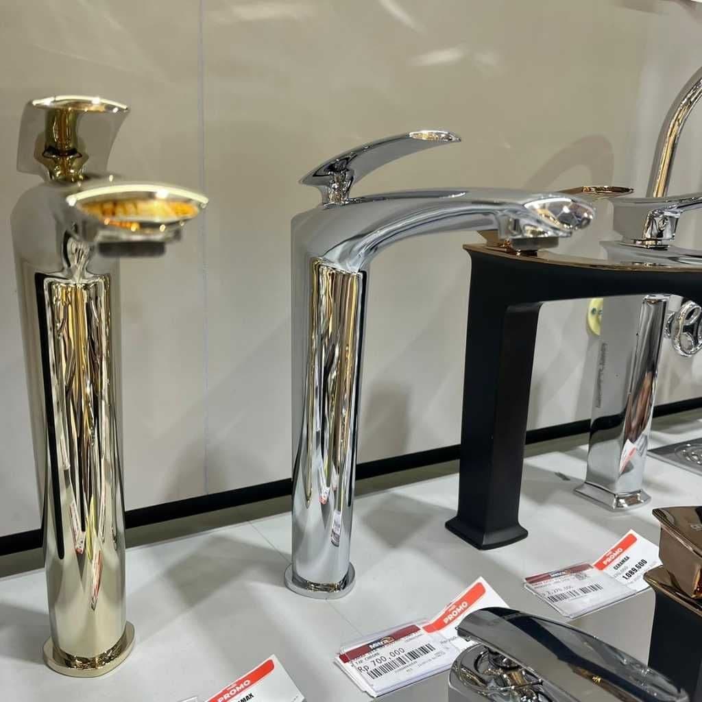 Ceramax Kran Leher Panjang Vela VMF168U96C Chrome visual 2