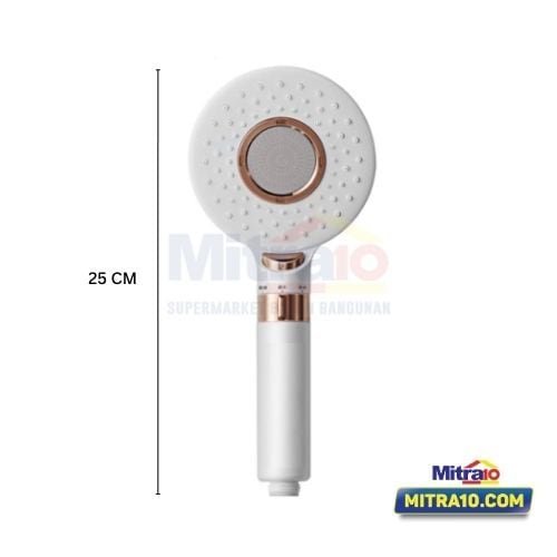 Ceramax Pegangan Shower B150-02 3 WF Putih visual 2