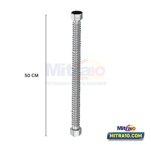 Ceramax Selang Fleksibel Dingin B4030-UU-E 30CM Silver visual 2