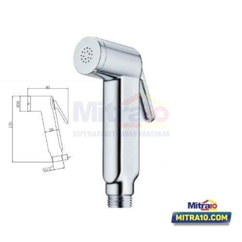 Ceramax Semprotan Closet FR010 120 cm Chrome visual 2