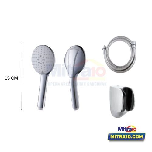 Ceramax Spray Hand Shower B90240 3WF Chrome visual 2