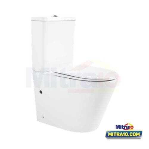 Ceramax Toilet duduk dua bagian washdown Elba FSA0219 25 cm Putih visual 2