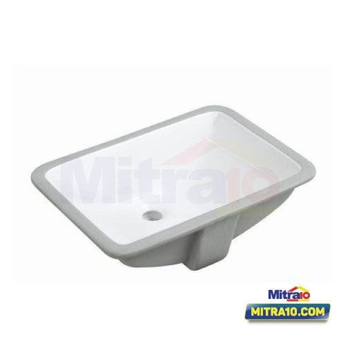 Ceramax Wastafel Atas Meja Tyne H-806 ABV Putih visual 2