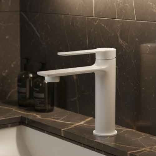 Kran Wastafel Kamar Mandi Ceramax JL-11111CP Tap Matt White Medium visual 2