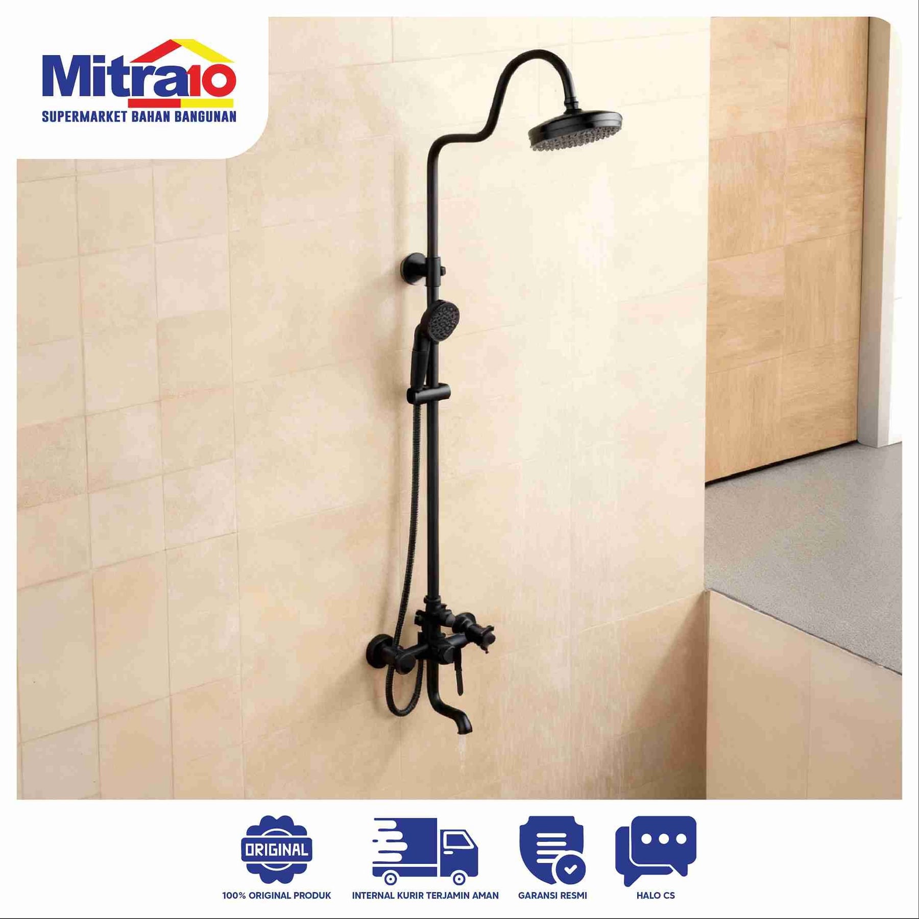 Shower Column Set Ceramax 272P42-511 Black visual 2