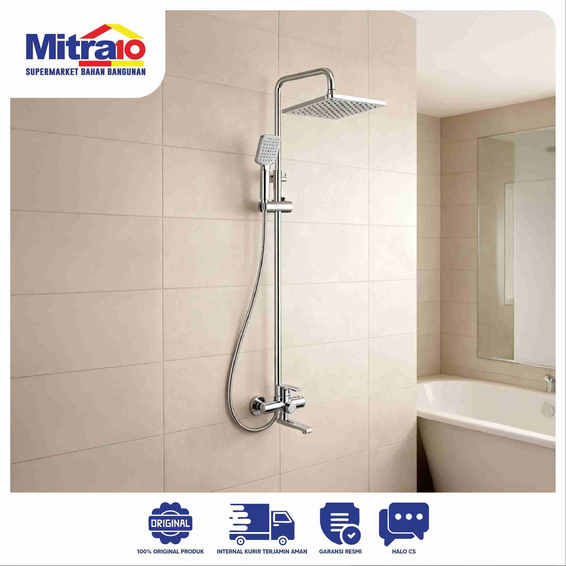 Shower Column Set Ceramax 510P42-649A Chrome visual 2