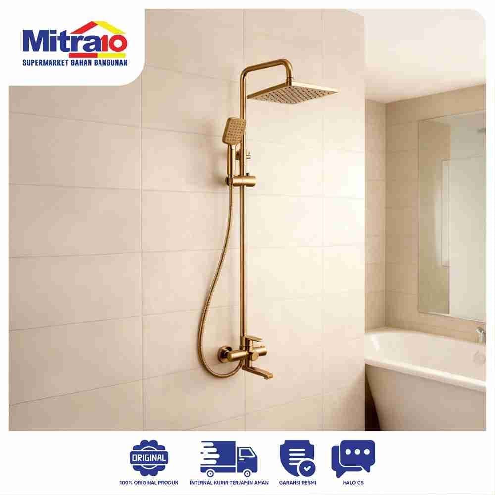 Shower Column Set Ceramax 510P42-649A Gold visual 2