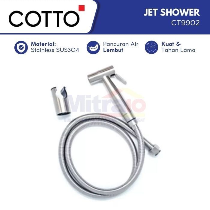 Cotto Jet Shower Kloset Stainless CT9902 visual 2