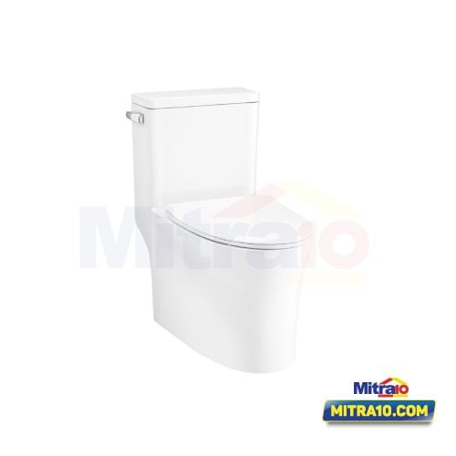 Cotto Toilet Duduk 1 Bagian C105607 WH Vista 3/4.8 L Putih visual 2