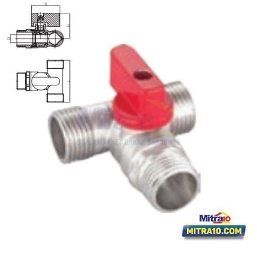Fluid Katup Tiga arah 1/2 Inch YL269 visual 2