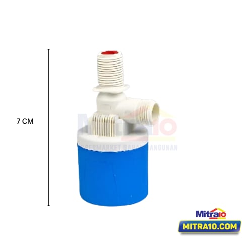 Fluid Pelampung Tangki Air Horizontal FV-1001 3/4 Inch 10cm x 9cm x 7cm Putih visual 2