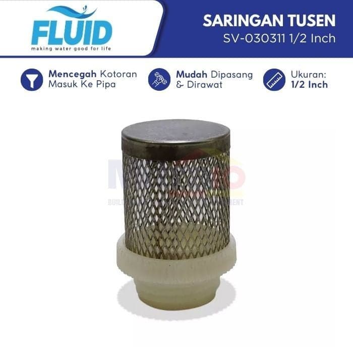 Fluid Saringan Tusen Klep SV-030311 1/2 Inch visual 2