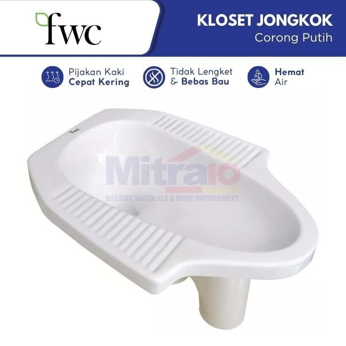 Fwc Kloset Jongkok Corong Putih visual 2