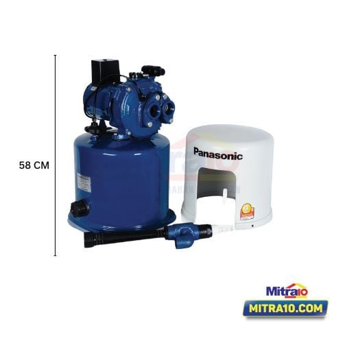 Panasonic Pompa Air Jet Pump Otomatis GF-255HCX-P 250 W Putih Biru visual 2