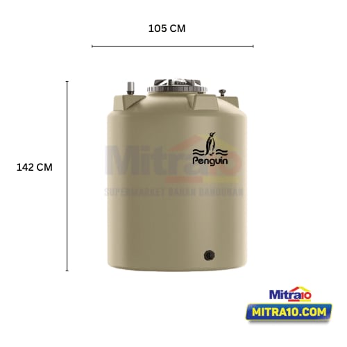 Penguin Tangki Air TB 110 1050 L Moka visual 2