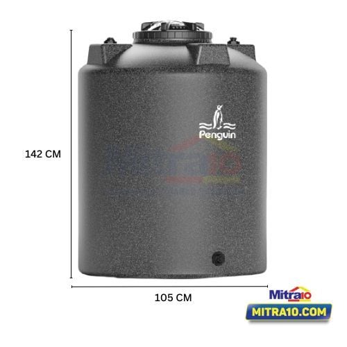 Penguin Tangki Air TB 110 1050 L Silver Granite visual 2