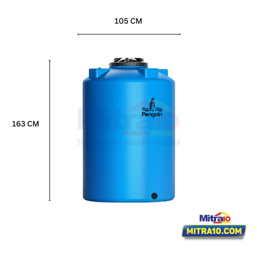 Penguin Tangki Air TB 120 1200 L Biru Muda visual 2