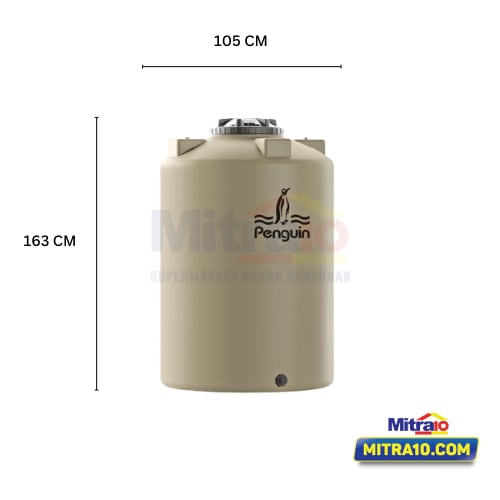 Penguin Tangki Air TB 120 1200 L Coklat visual 2