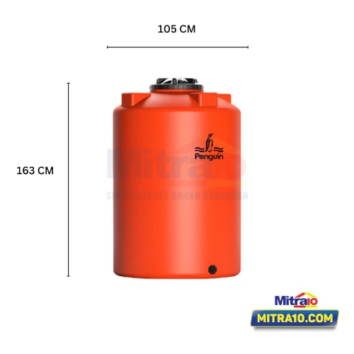 Penguin Tangki Air TB 120 1200 L Orange visual 2
