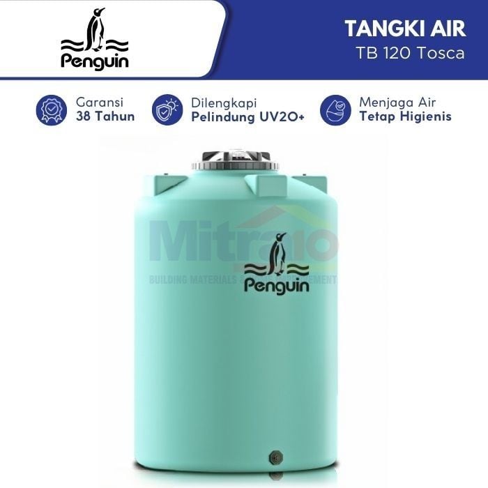 Penguin Tangki Air TB 120 1200 L Tosca Plastik (Pre Order) visual 2