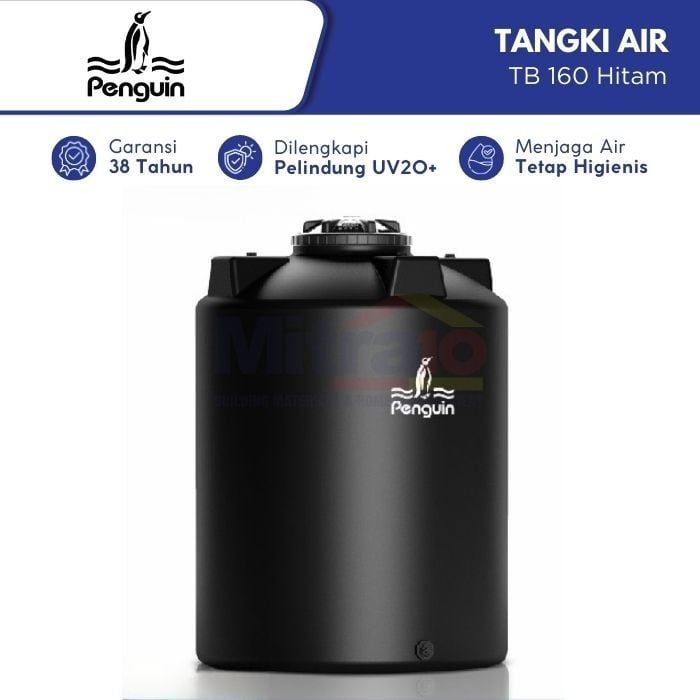 Penguin Tangki Air TB 160 1550 L Sandstone Plastik (Pre Order) visual 2